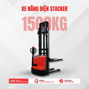 Xe nâng điện stacker 1500Kg
