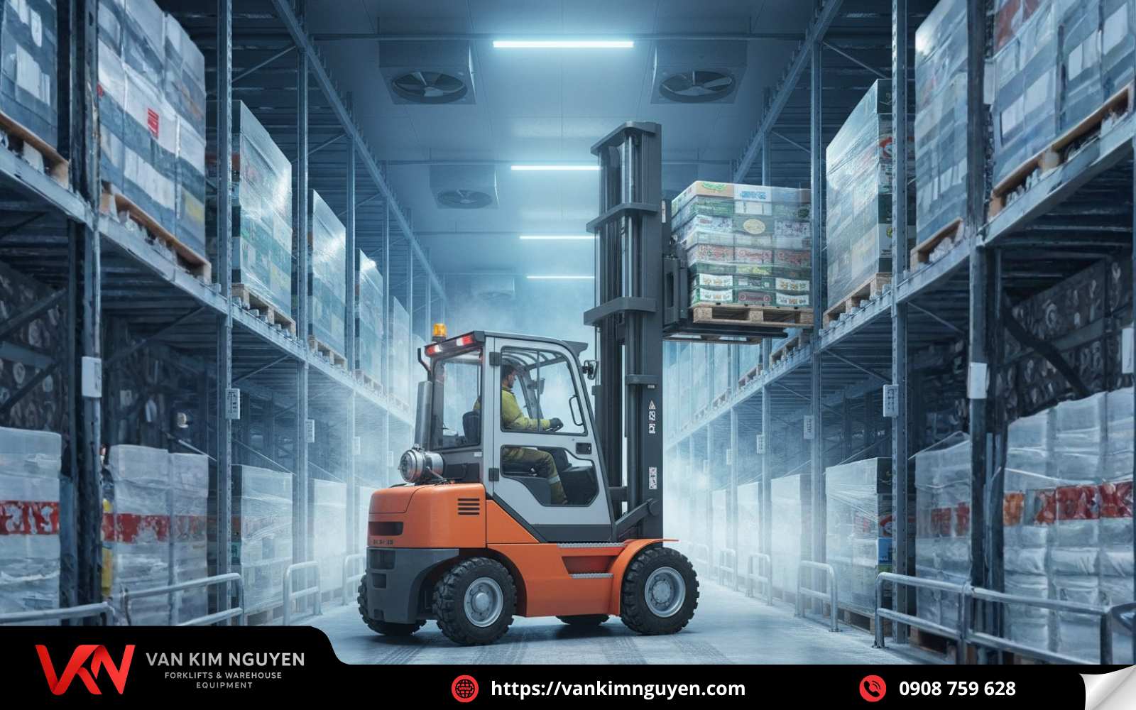 Các xe nâng cho kho lạnh | Bền Bỉ & Hiệu Suất Cao