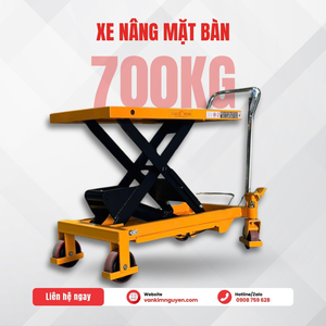 Xe nâng mặt bàn 700Kg
