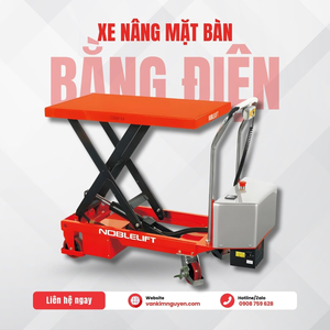 Xe nâng mặt bàn điện