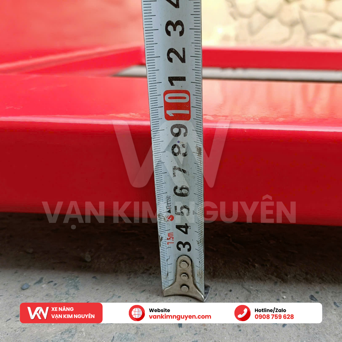 Xe nâng tay càng rộng