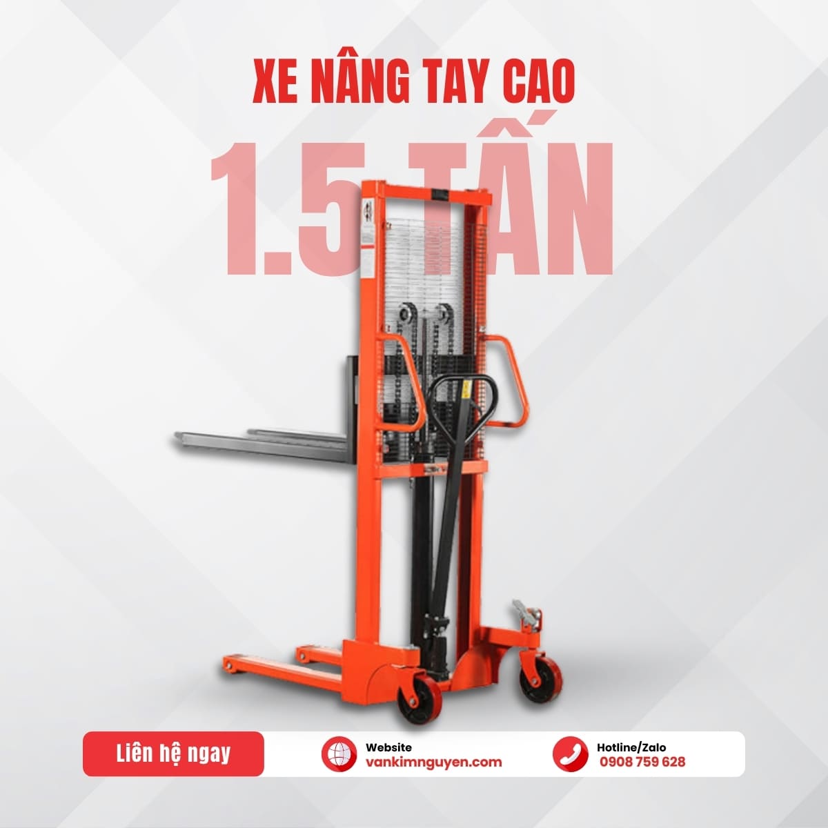 Xe Nâng Tay Cao 1.5 Tấn