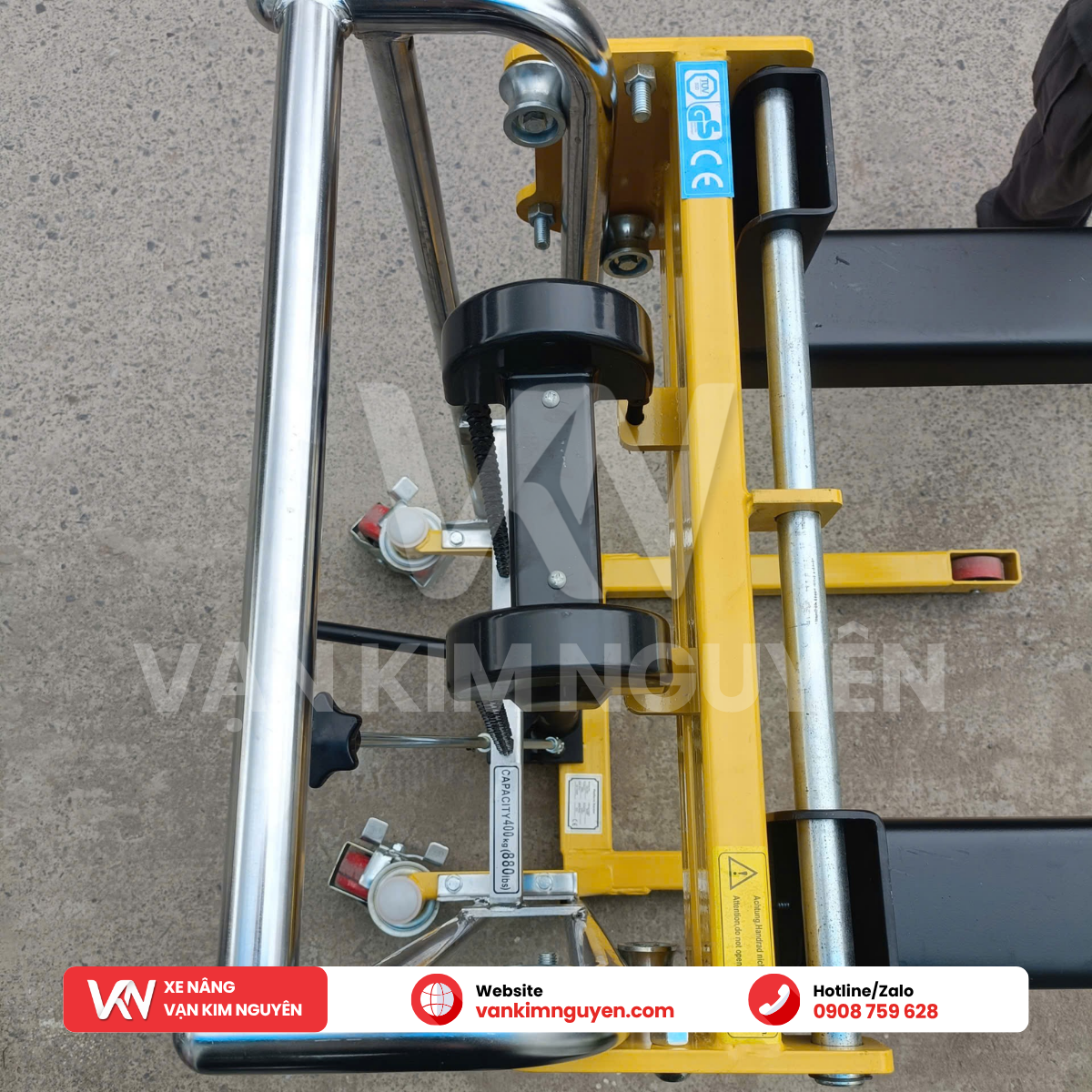 Xe nâng tay cao mini 400kg