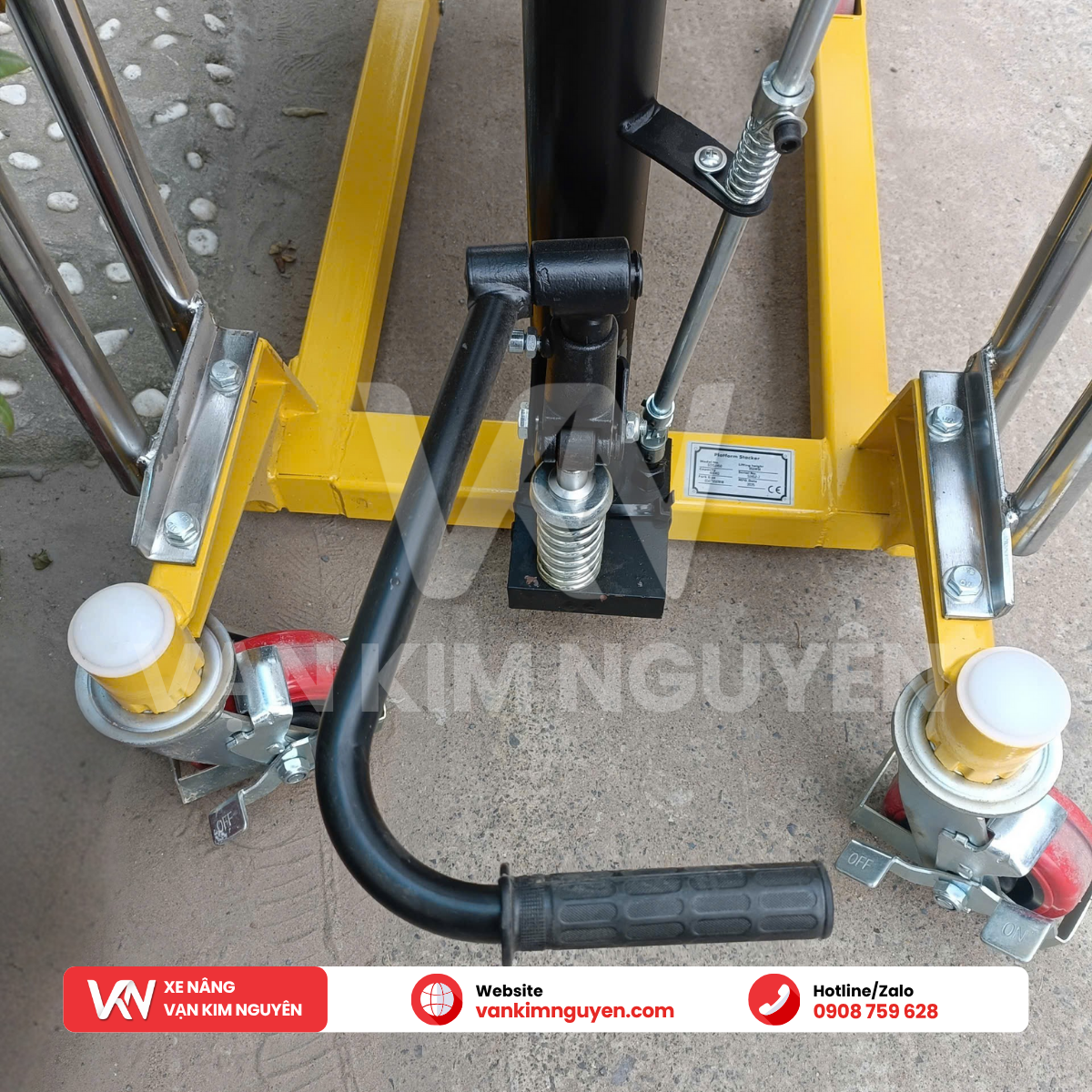 Xe nâng tay cao mini 400kg