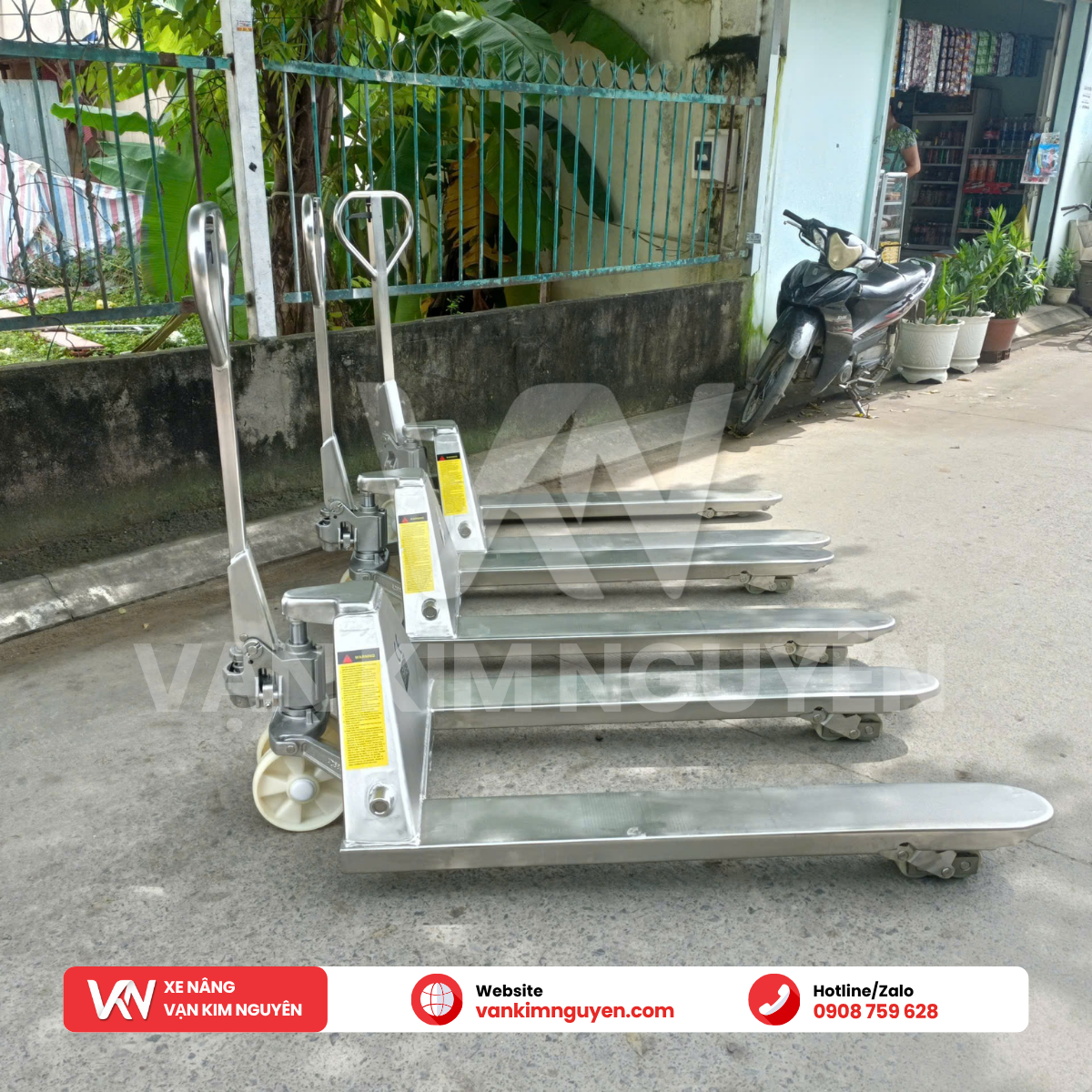 Xe Nâng Tay Inox