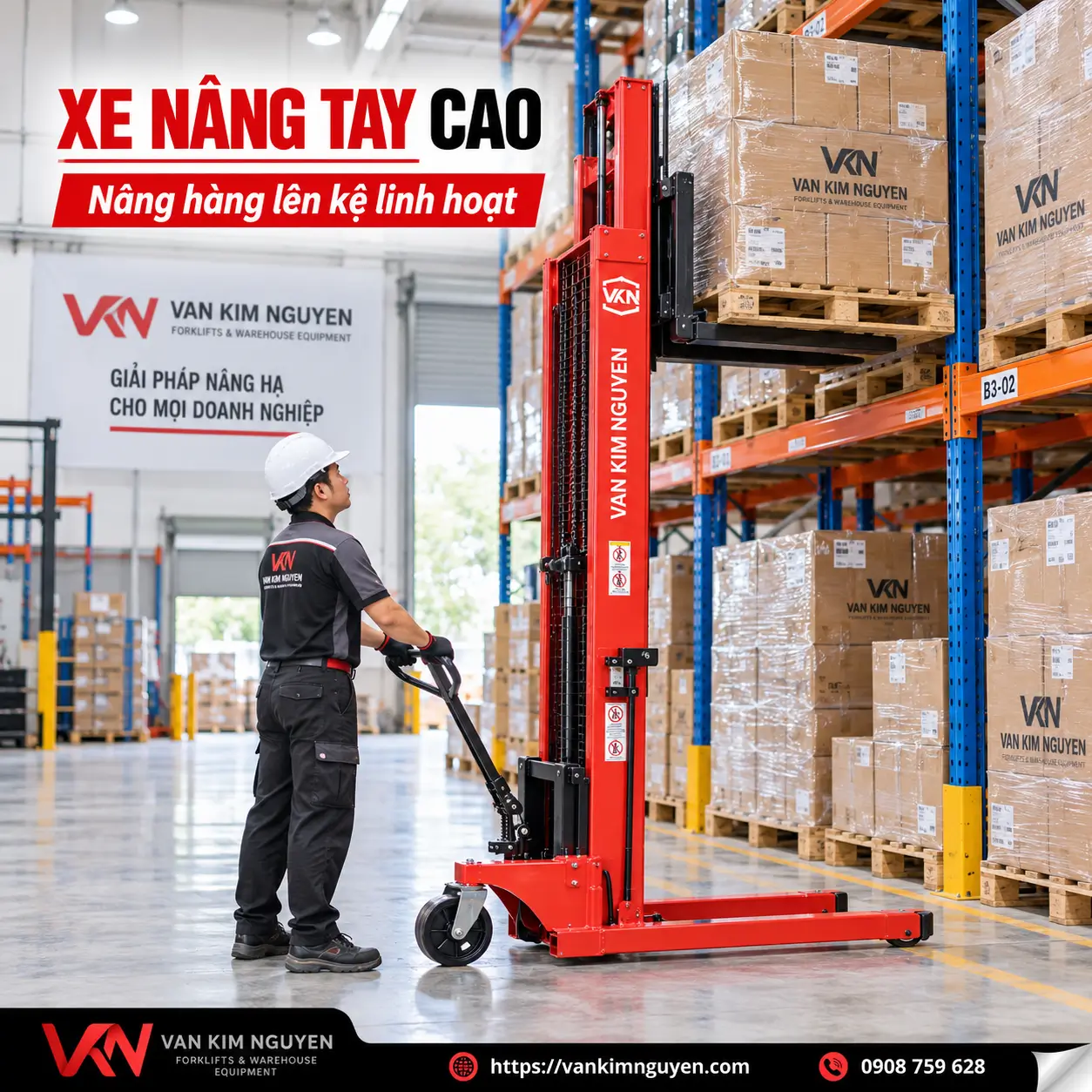 Xe nâng tay cao